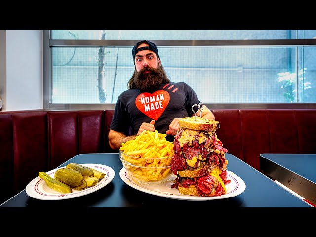 I ORDERED HONG KONG'S FAMOUS REUBEN SANDWICH CHALLENGE! | BeardMeatsFood