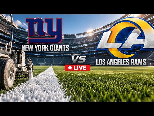New York Giants VS Los Angeles Rams | NFL Monday LIVE
