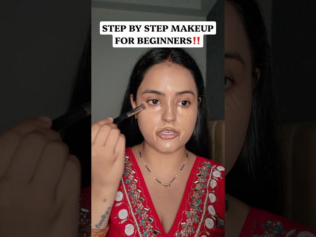 Easiest Step By Step Makeup Tutorial For Beginners‼️ Learn Self Makeup✨ #stepbystepmakeup #makeup