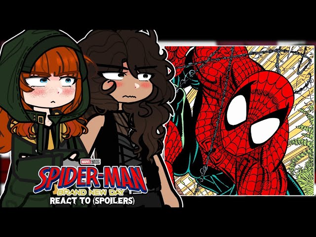 🇺🇸/🇧🇷/🇪🇸 Spider-Man Brand New Day React to Peter Parker | The future | Gacha reaction  