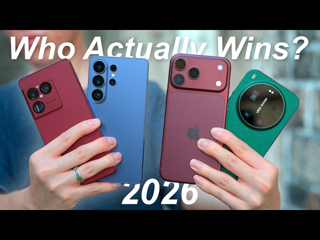 Which Camera is Best? iPhone 18 Pro Max vs Galaxy S26 Ultra vs Sony Xperia 1 VIII vs Xiaomi 17 Ultra