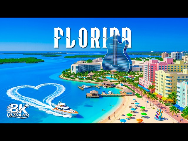 Florida 🇺🇸 8K | Iconic Florida Keys, Tropical Beauty & Picture-Perfect Coastal Escape