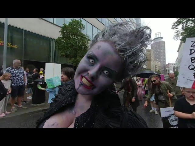 Zombie Walk Stockholm 2022 - VR180 3D - Spatial Audio