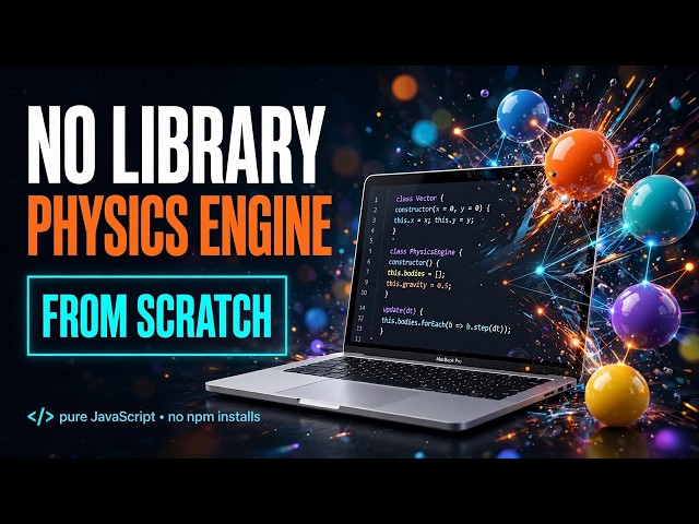 How to Build a Physics Engine in JavaScript From Scratch | Physics simulation Engine