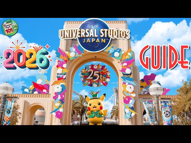 Universal Studios Japan RIDES & ATTRACTIONS - 2026 - 25TH ANNIVERSARY