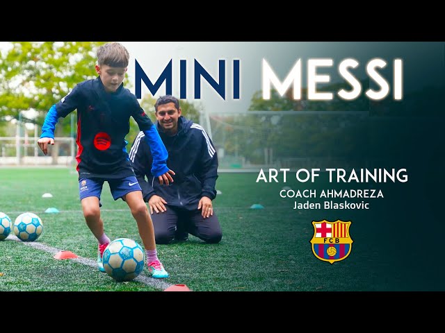 Mini Messi Training Session | Academy Barcelona | Football Skills for Kids