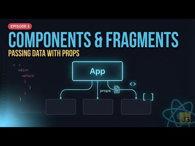 React Fragments & Components Explained (Props Included) | Episode 5 | 2026