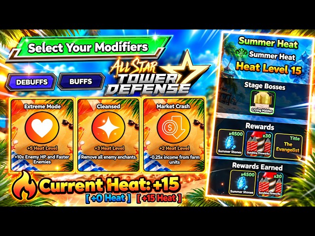 +15 HEAT SOLO RUN! Summer Heat Festival Event Gameplay | ASTD Update 5