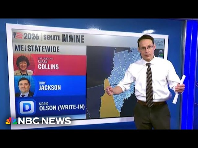 Steve Kornacki on how Susan Collins could transcend Trump in Maine