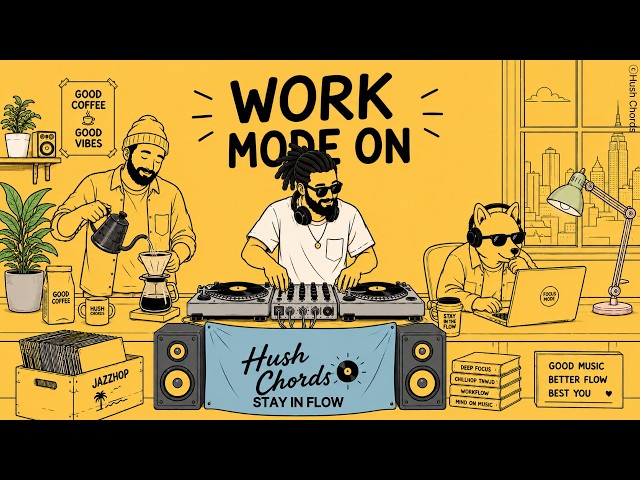 [playlist] Groove that Keeps You in the Zone 😎 Focus-Ready Rhythm 🎧 | JAZZHOP · CHILLHOP | Work BGM