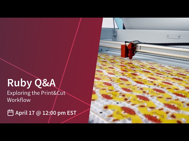 Trotec Ruby Software: Q&A | Exploring the Print&Cut Workflow | April 2026