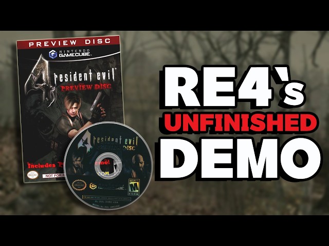 Examining Resident Evil 4's Prototype Preview Disc (GameCube)