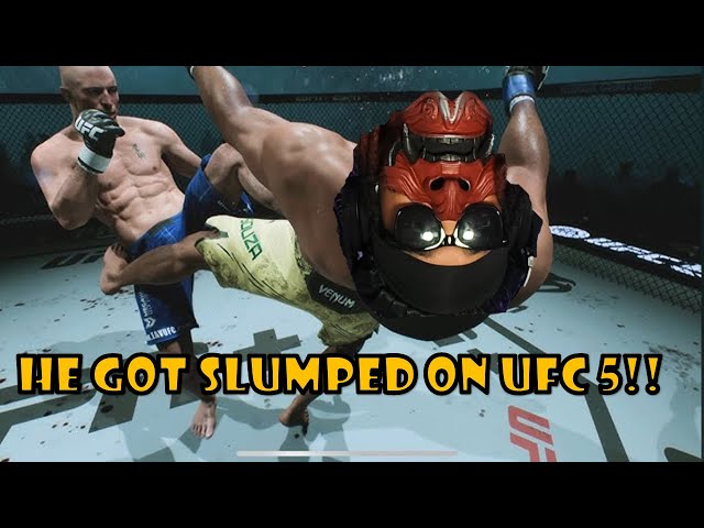 6ARAKIN Getting Knocked Out On UFC 5 (He Has No Technique Octagon)