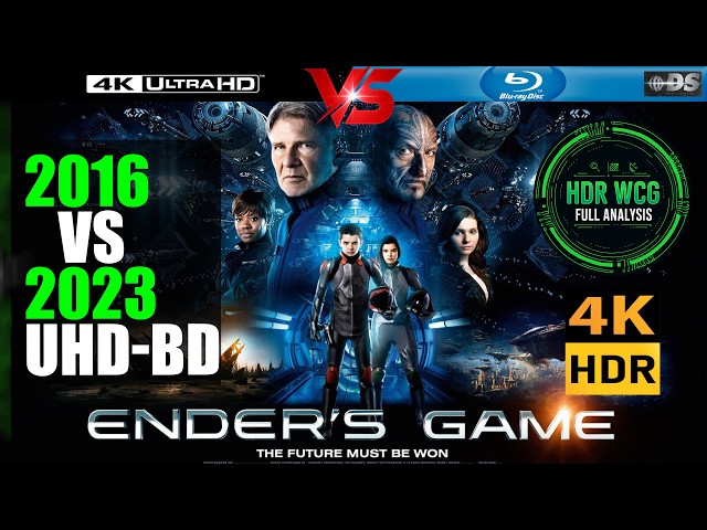 HDR vs SDR — Dolby Vision & Atmos Analysis REVIEW |  Ender's Game 2013 UHD 4K Blu-Ray