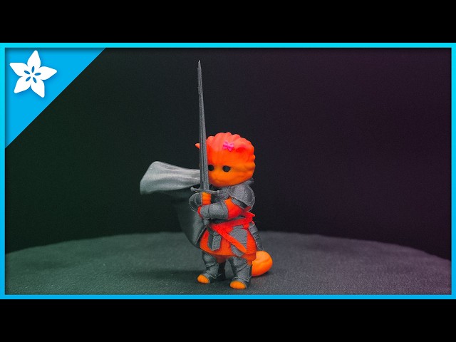 Knight cat #timelapse #3dprinting #adafruit