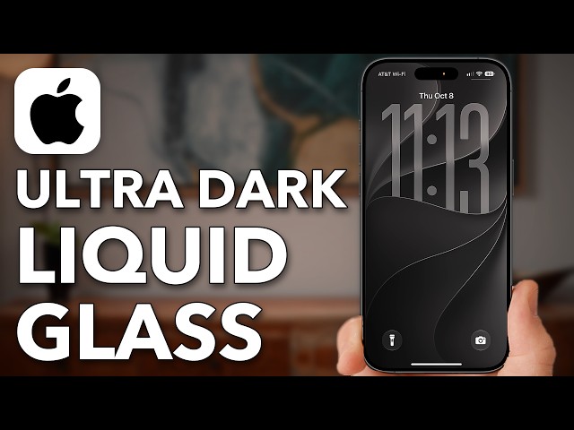 iOS 27 - Enable ULTRA DARK Liquid Glass on iPhone