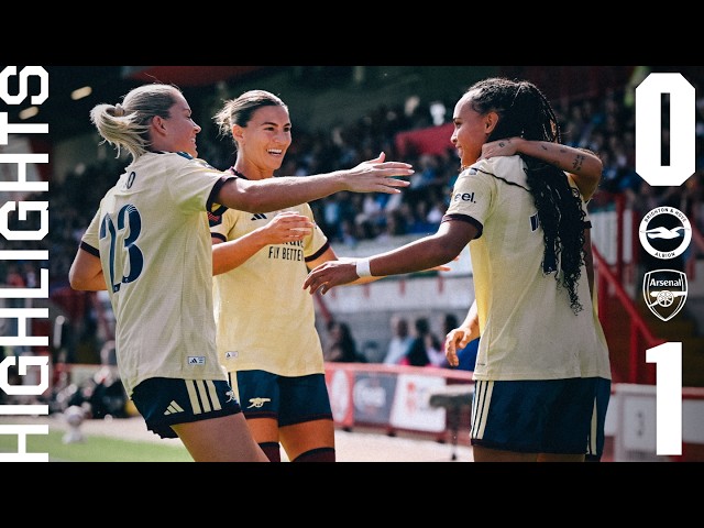 BAUM SCORES WONDERGOAL ON HER DEBUT ⭐️ | HIGHLIGHTS | Brighton vs Arsenal Women (0-1) | WSL