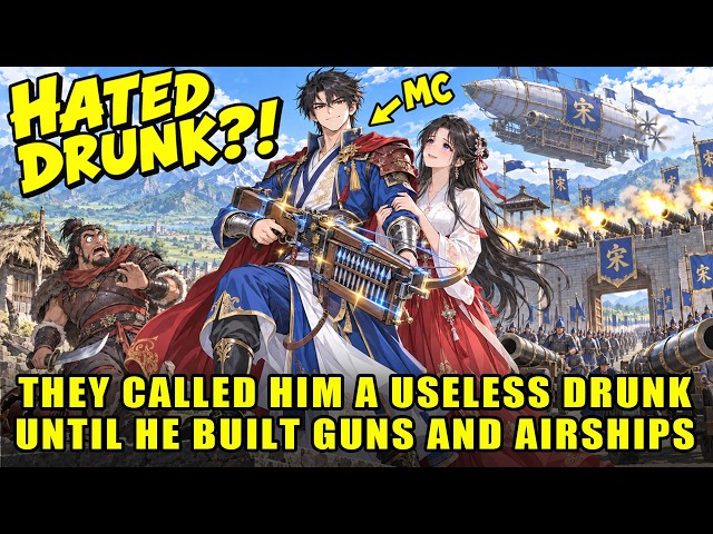 He Woke Up as the Village’s Most Hated DRUNK—But Built GUNS, AIRSHIPS, and a Kingdom!