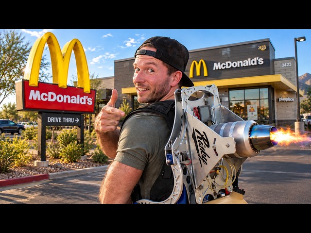 Flying To McDonald's On My Private Jet