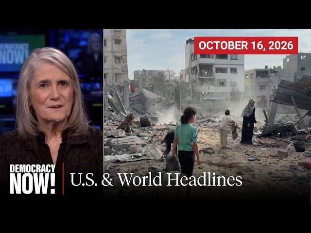 Top U.S. & World Headlines — October 16, 2026