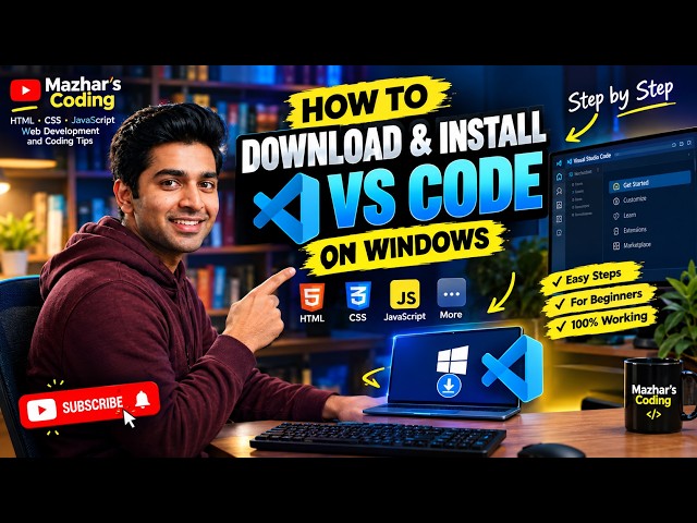 How to Install VS Code on Windows | Step-by-Step Setup for Beginners