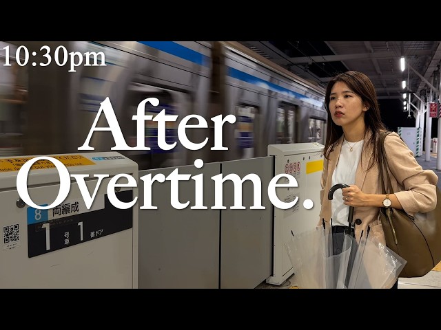 Tokyo Night Routine After Overtime | Midnight Cooking, Beer & a Quiet Night 🍺