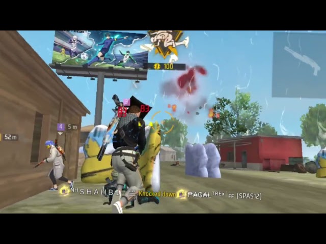 Insane Headshots 🎯 WITH M1887 | Free Fire | NH JINWOO 亗 #garenafreefire