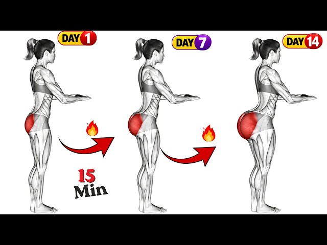 Rapid Glute Workout 🔥 Bigger Glutes in 14 Days (At Home) BEST Thigh & Glute Burn (100% Result)