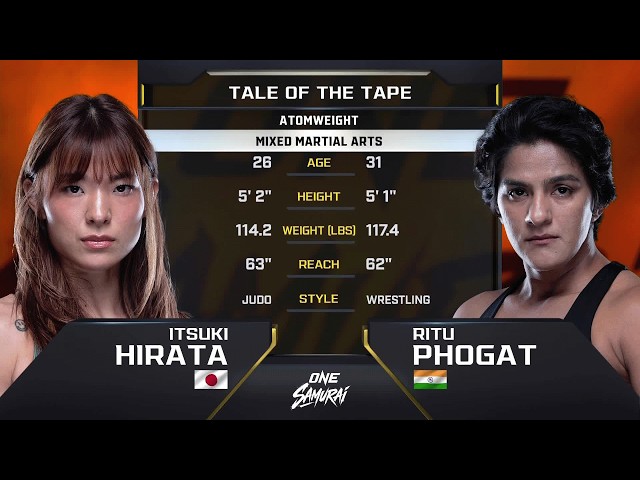 Itsuki Hirata vs. Ritu Phogat | MMA Full Fight