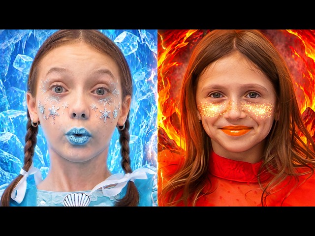 Ice Princess vs. Fire Princess! Two Magical Worlds Clash