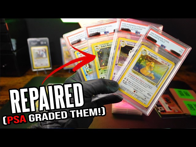 PSA Graded my REPAIRED Cards... THIS Is What I Got Back!