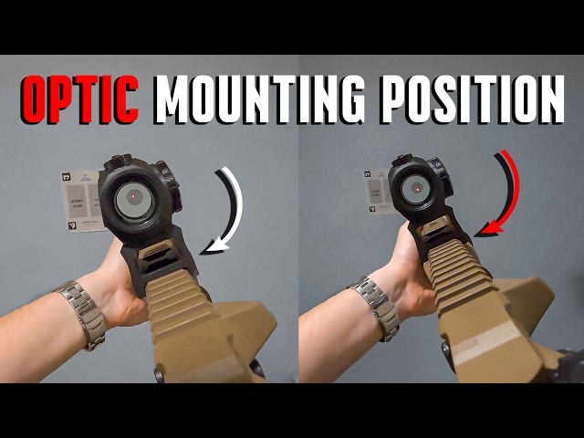 Rifle Red Dot Optic Mounting Placement Explained