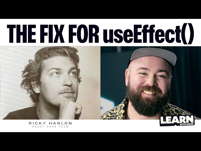 Learn use() and async React from core team member Ricky Hanlon · Learn With Jason