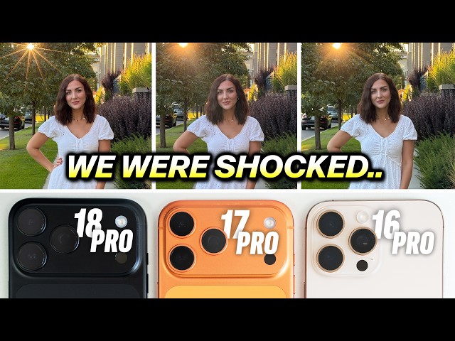 18 Pro vs 17 Pro vs 16 Pro - ULTIMATE Camera Test