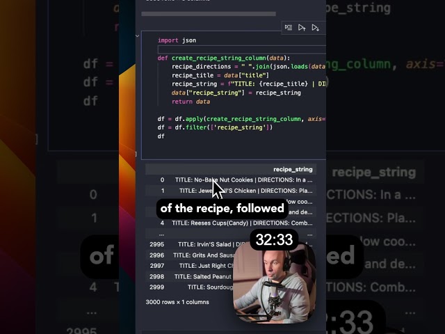 Let's train an AI model to generate recipes! 🍪 #python #ailearning #huggingface