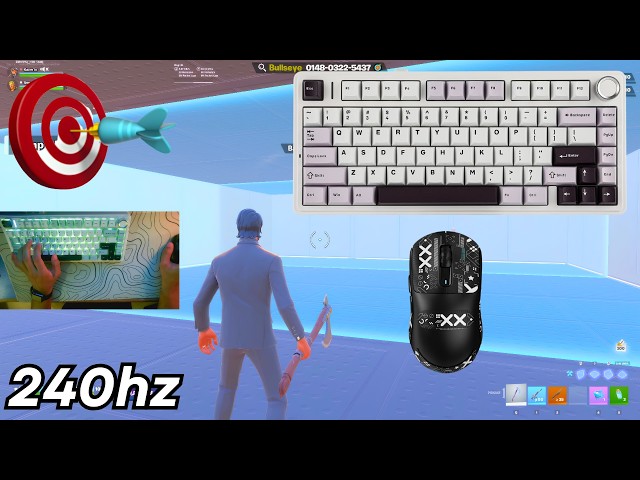 Fortnite 2v2 Piece Control😍 AULA F75 ASMR💤
