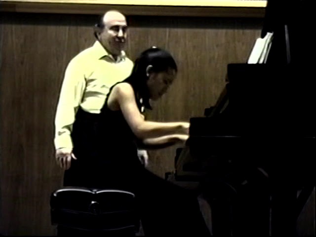 Menahem Pressler Masterclass Beethoven Sonata No 18 in Eb, Op 31 No 3 1995 Janine Luzano