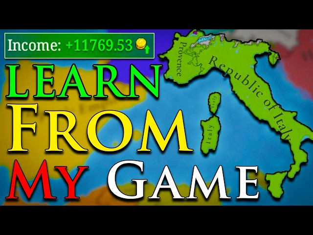 Eight EU5 Tips from My Italy Game that you NEED to know