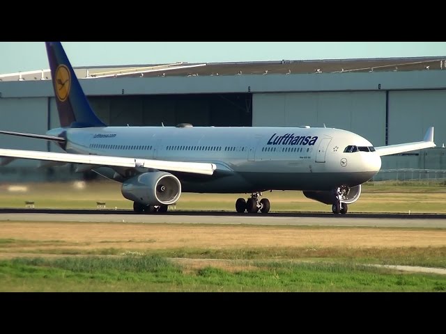 Lufthansa A330-300 [D-AIKH] Takeoff Vancouver Airport (YVR)