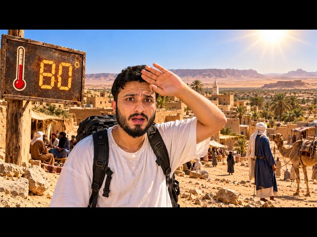 I Traveled to World’s Hottest City in Libya (80°C) 🇱🇾
