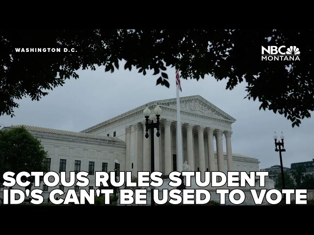 Supreme Court blocks use of student IDs to vote in New Hampshire