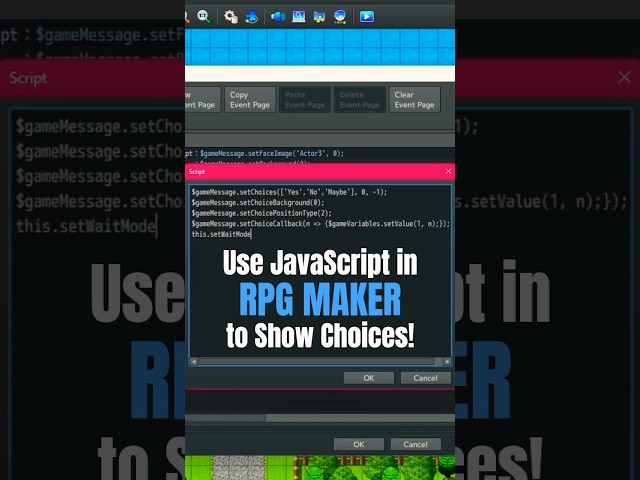 Learn JavaScript for RPG Maker! #indiedev #rpgmaker #javascript