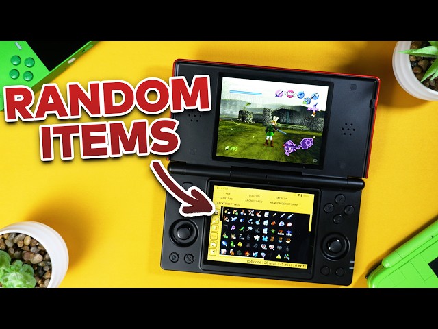 Ocarina of Time with RANDOM ITEMS • RG DS Gameplay