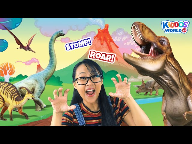 Dinosaur Fun Learning Video for Kids | Discover 10 Amazing Dinosaur Facts with Miss V