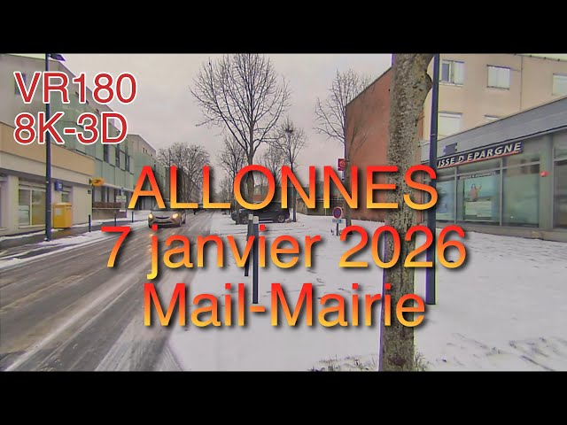 A slice of life - ALLONNES The mall and the town hall square - January 7, 2026