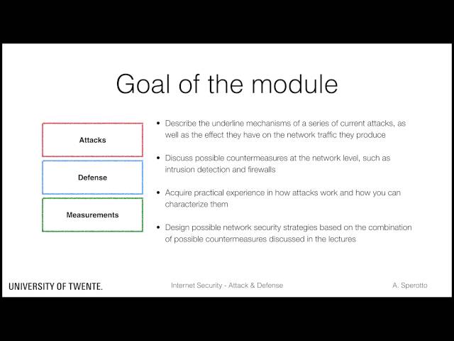 Internet Security - Attack & Defense MOOC Introduction