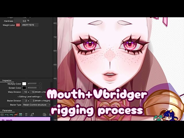 Mouth and Vbridger Rigging process 