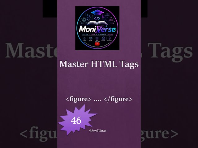 46  Figure tag #html #frontendcourse #webdevelopment #coding #htmltutorial #programming #learnhtml