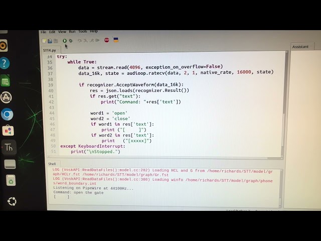 Homework for: Truly Offline Speech Recognition on the Jetson Orin Nano (Vosk + Python)