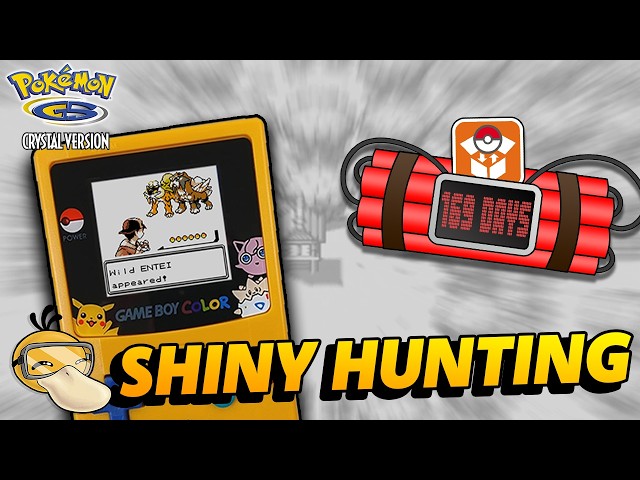 Hunting for Shiny Raikou and Entei in Pokemon Crystal